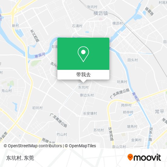 东坑村地图