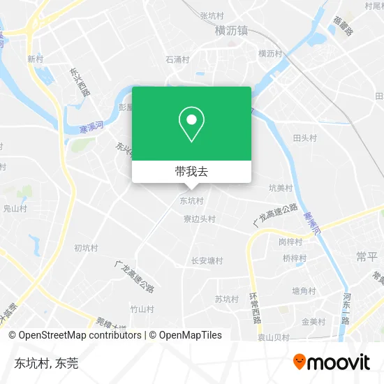 东坑村地图