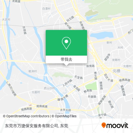 东莞市万捷保安服务有限公司地图