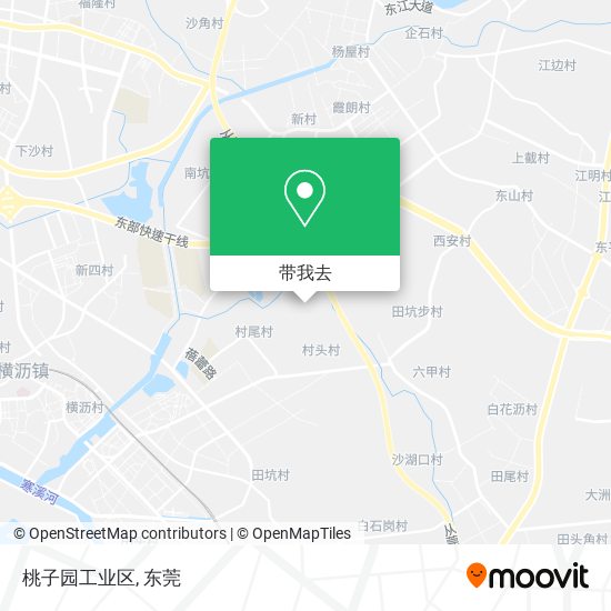 桃子园工业区地图
