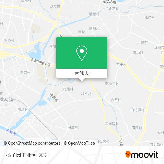 桃子园工业区地图