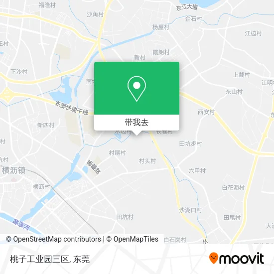 桃子工业园三区地图