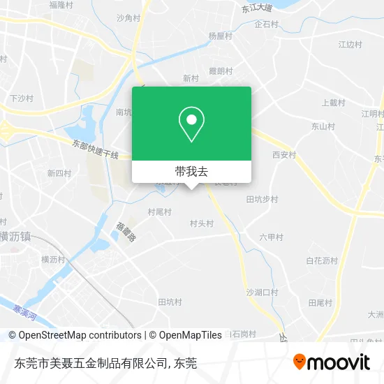 东莞市美聂五金制品有限公司地图