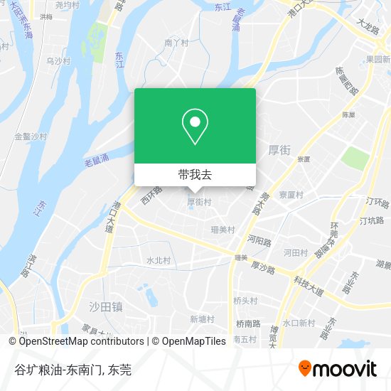 谷圹粮油-东南门地图