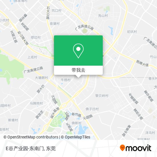 E谷产业园-东南门地图