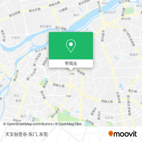 天宝创意谷-东门地图
