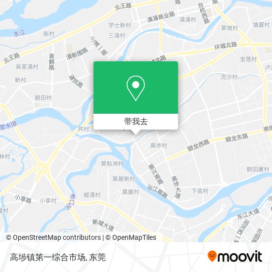 高埗镇第一综合市场地图