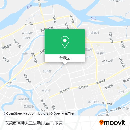 东莞市高埗大三运动用品厂地图