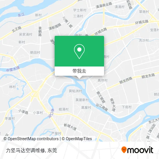 力坚马达空调维修地图