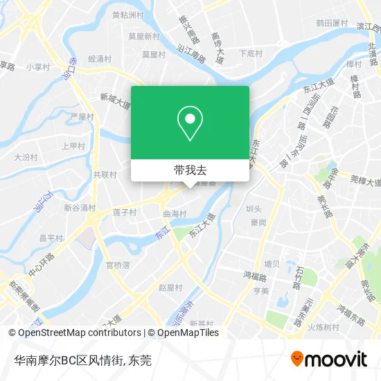 华南摩尔BC区风情街地图