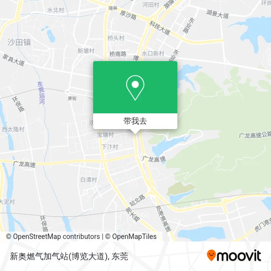 新奥燃气加气站(博览大道)地图