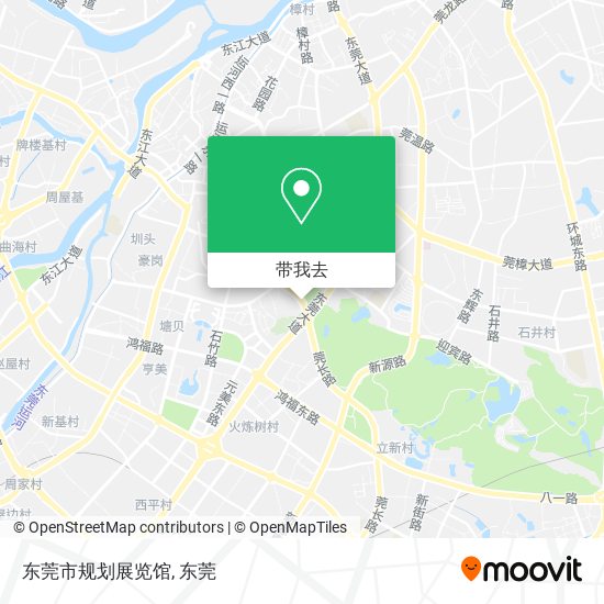 东莞市规划展览馆地图