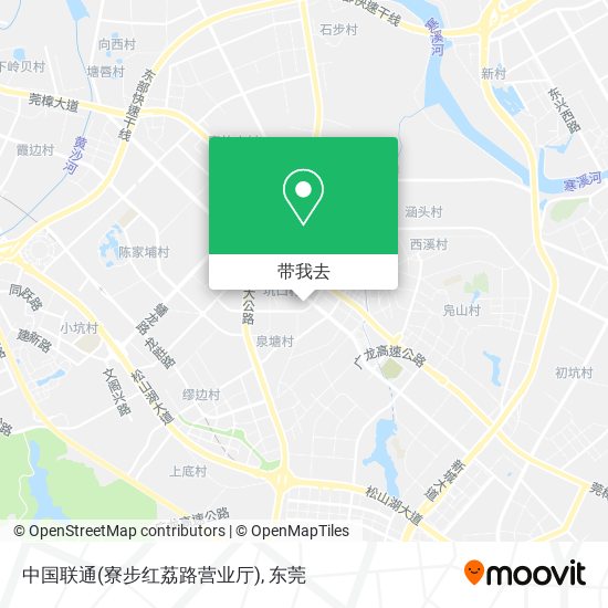 中国联通(寮步红荔路营业厅)地图