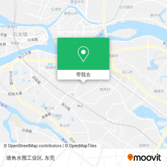 塘角水围工业区地图