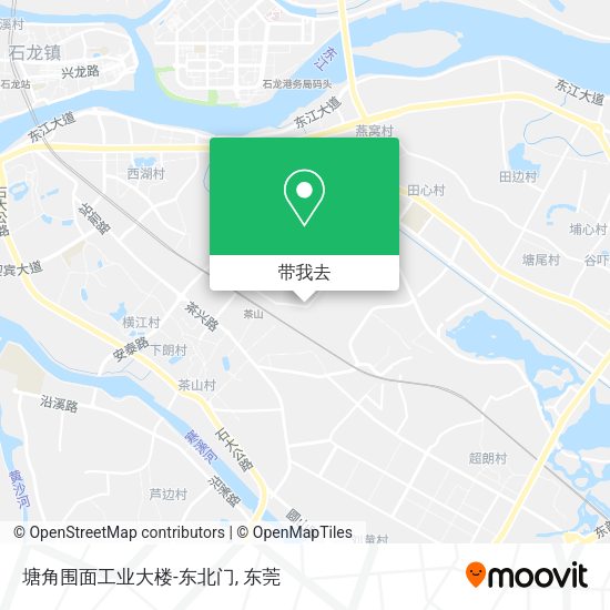 塘角围面工业大楼-东北门地图