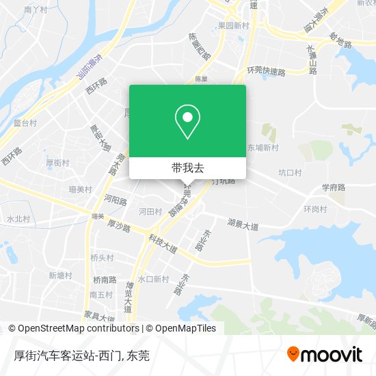 厚街汽车客运站-西门地图