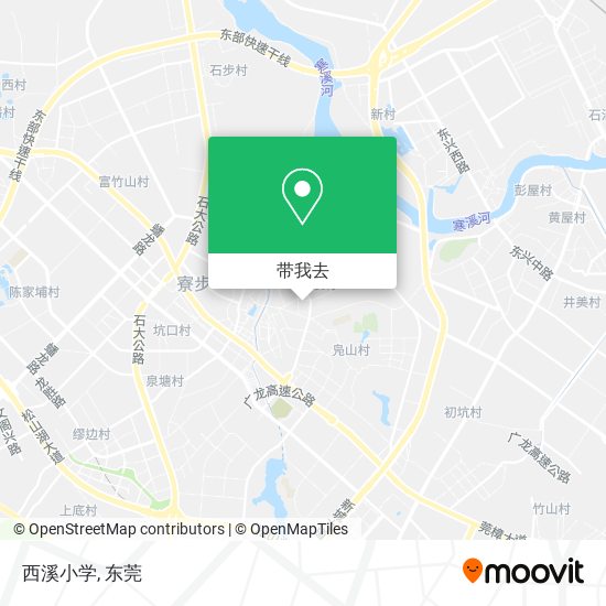 西溪小学地图