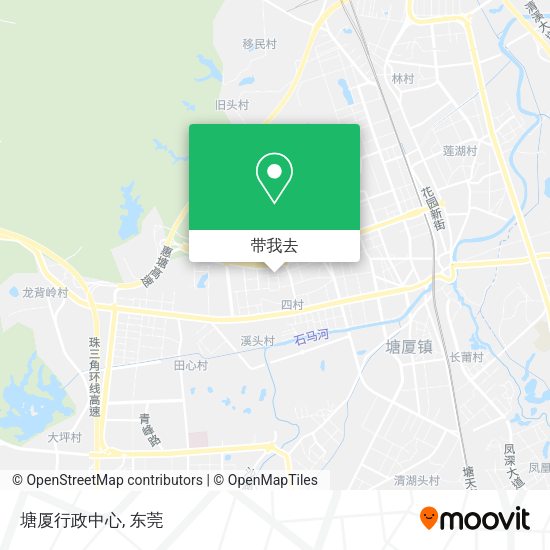 塘厦行政中心地图