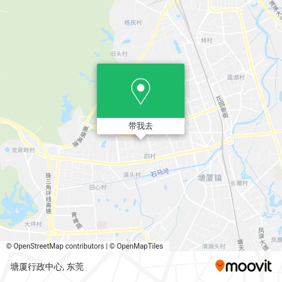 塘厦行政中心地图