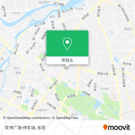 世博广场-停车场地图