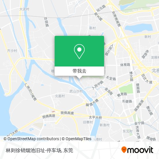 林则徐销烟池旧址-停车场地图