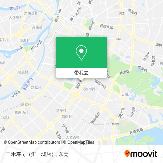 三禾寿司（汇一城店）地图