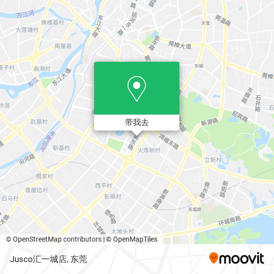 Jusco汇一城店地图
