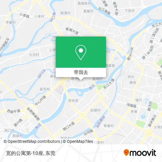 宽的公寓第-10座地图