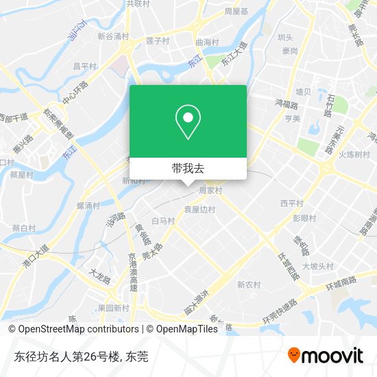 东径坊名人第26号楼地图