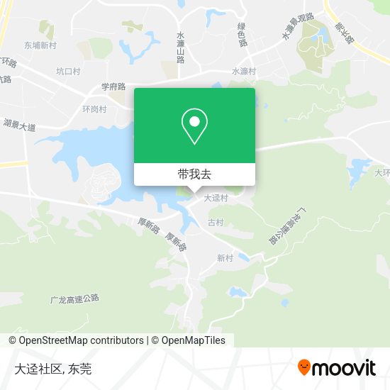 大迳社区地图
