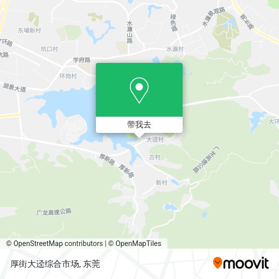厚街大迳综合市场地图