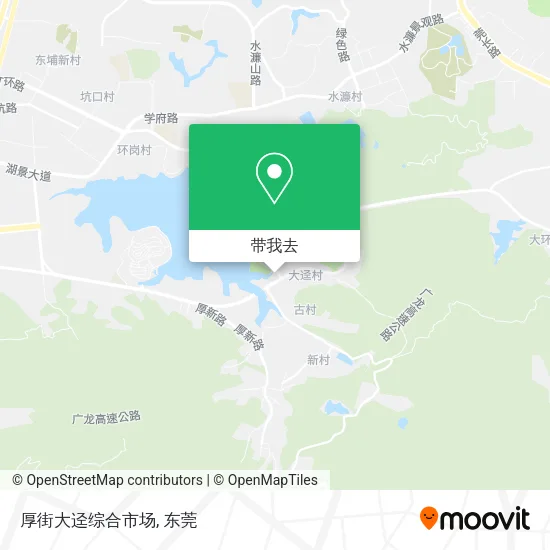厚街大迳综合市场地图