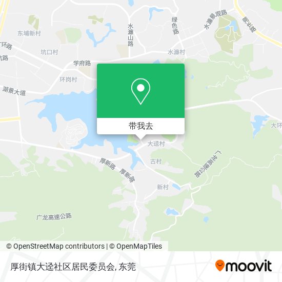厚街镇大迳社区居民委员会地图