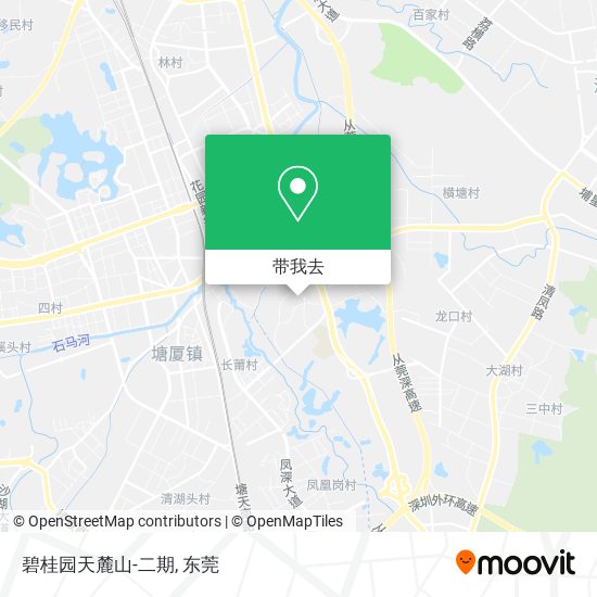 碧桂园天麓山-二期地图