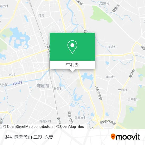 碧桂园天麓山-二期地图