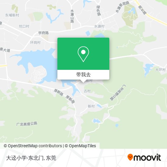 大迳小学-东北门地图