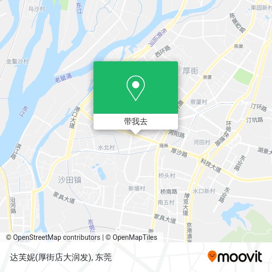 达芙妮(厚街店大润发)地图