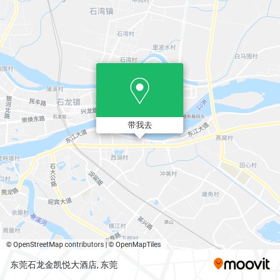 东莞石龙金凯悦大酒店地图