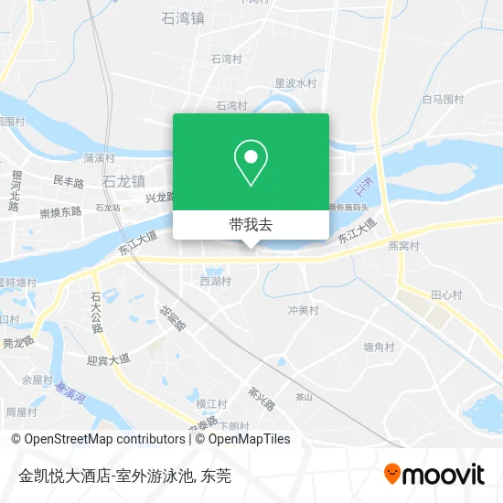 金凯悦大酒店-室外游泳池地图