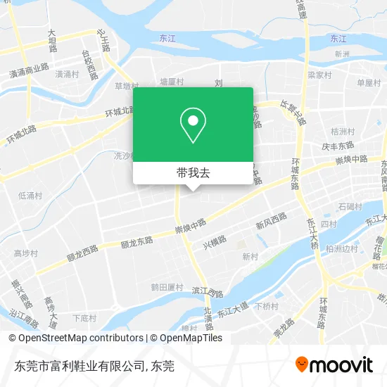 东莞市富利鞋业有限公司地图