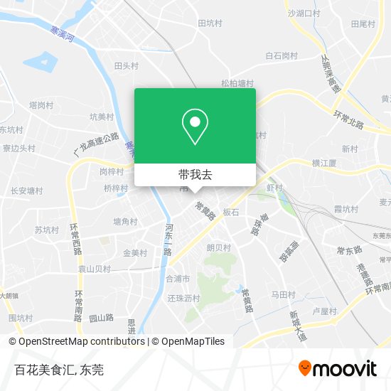 百花美食汇地图