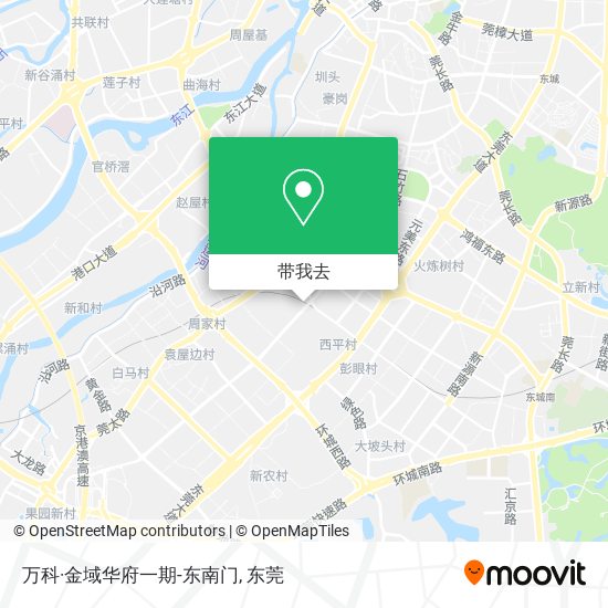 万科·金域华府一期-东南门地图