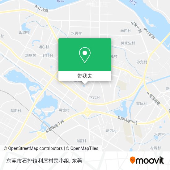 东莞市石排镇利屋村民小组地图
