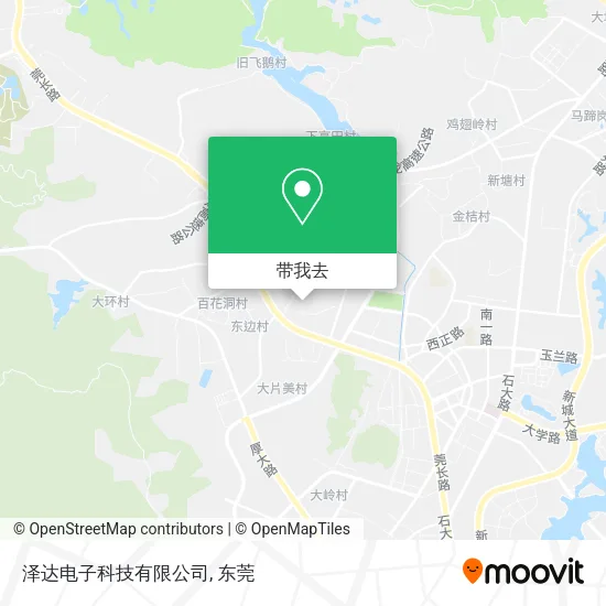 泽达电子科技有限公司地图