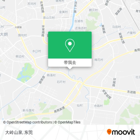 大岭山泉地图