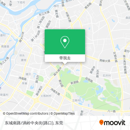 东城南路/涡岭中央街(路口)地图