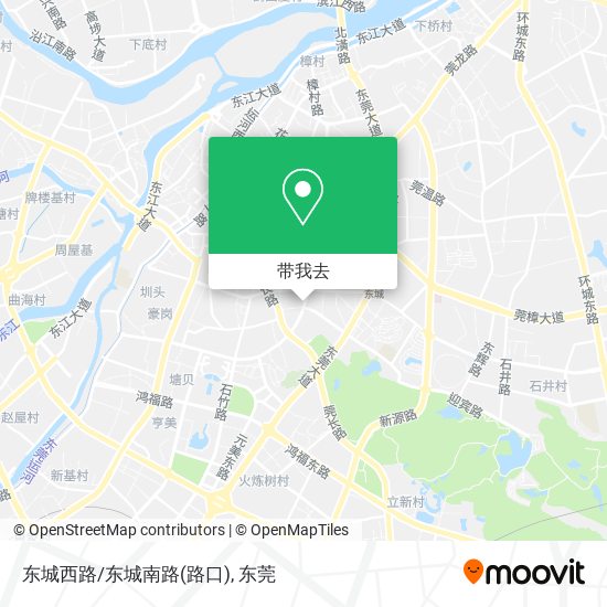 东城西路/东城南路(路口)地图