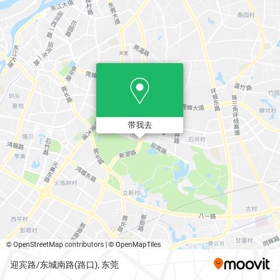 迎宾路/东城南路(路口)地图
