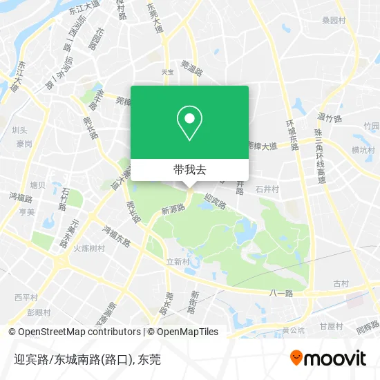 迎宾路/东城南路(路口)地图