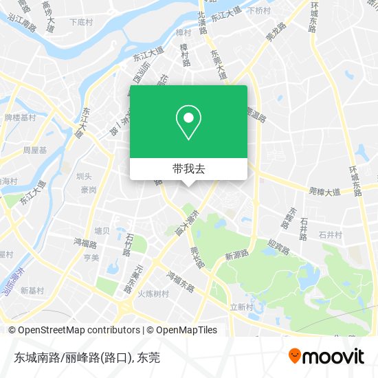 东城南路/丽峰路(路口)地图